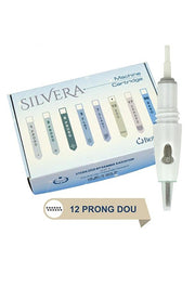 Biotouch 12 Prong Flat Double Needle Cartridge for Silvera Machine 15 per box