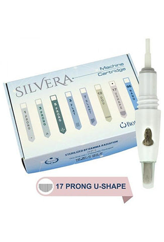 Biotouch 17 Prong U Shape Needle Cartridge for Silvera Machine 15 per box