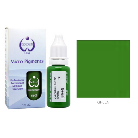 Biotouch Micropigment GREEN Permanent Makeup