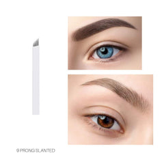 Biotouch Microblading FT 9 Prong SLANTED Threaded Screw-On Needle