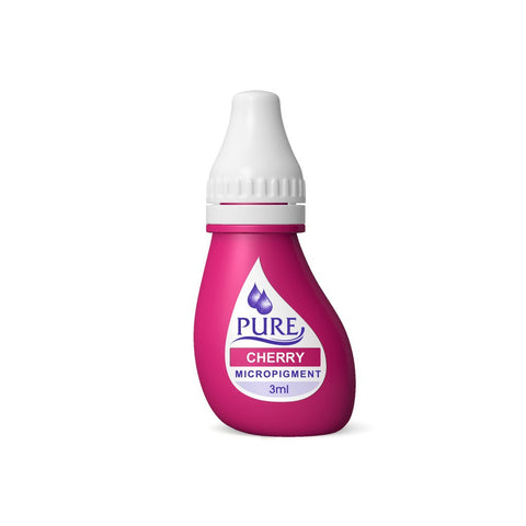 BioTouch Permanent Makeup Pure Line MicroPigment Cosmetic Color - Pure Cherry 3ml [6 Bottles Per Box]