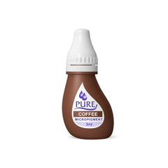 BioTouch Permanent Makeup Pure Line MicroPigment Cosmetic Color - Pure Coffee 3ml [6 Bottles Per Box]