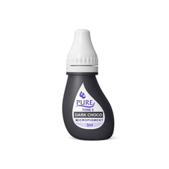 BioTouch Permanent Makeup Pure Line MicroPigment Cosmetic Color - Pure Dark Chocolate 3ml [6 Bottles Per Box]
