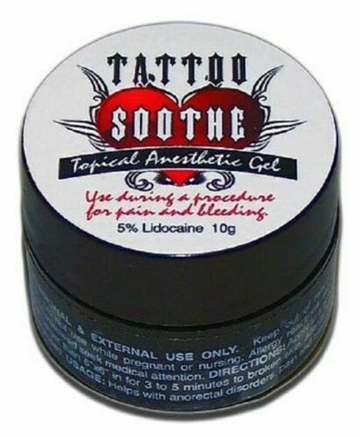 TATTOO SOOTHE Microblading Topical Anesthetic Gel Jar